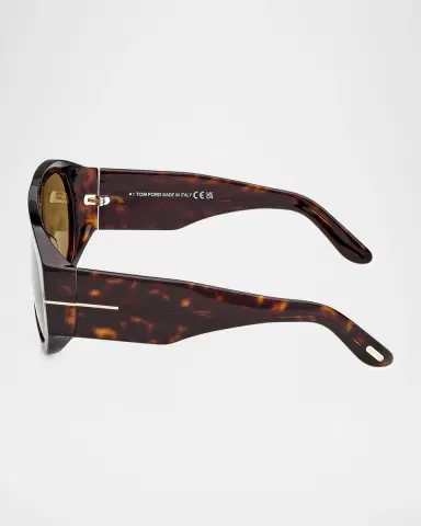Tom Ford Bronson 60MM Acetate Pilot Sunglasses | Thumbnail 3 Tom Ford Bronson 60MM Acetate Pilot Sunglasses | Thumbnail 3