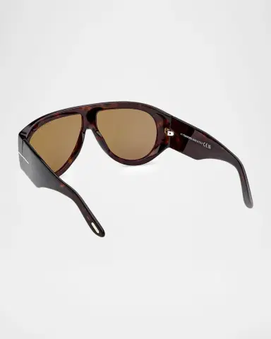 Tom Ford Bronson 60MM Acetate Pilot Sunglasses | Thumbnail 4 Tom Ford Bronson 60MM Acetate Pilot Sunglasses | Thumbnail 4