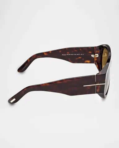 Tom Ford Bronson 60MM Acetate Pilot Sunglasses | Thumbnail 7 Tom Ford Bronson 60MM Acetate Pilot Sunglasses | Thumbnail 7