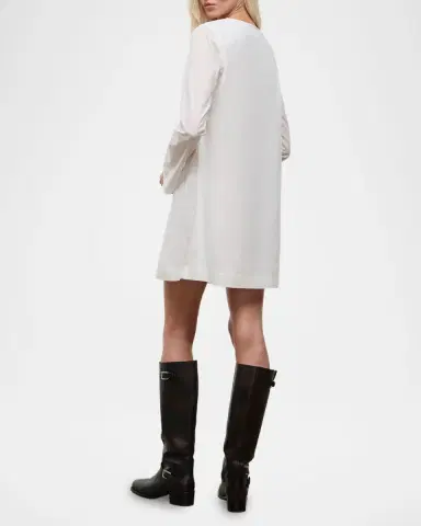 STAUD Vivi Cotton Voile Mini Dress | Thumbnail 3 STAUD Vivi Cotton Voile Mini Dress | Thumbnail 3