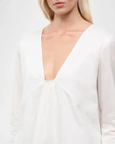 STAUD Vivi Cotton Voile Mini Dress | Thumbnail 5 STAUD Vivi Cotton Voile Mini Dress | Thumbnail 5