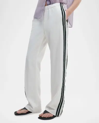 Rag & Bone Featherweight Logan Wide-Leg Denim Track Pants | Thumbnail 4 Rag & Bone Featherweight Logan Wide-Leg Denim Track Pants | Thumbnail 4
