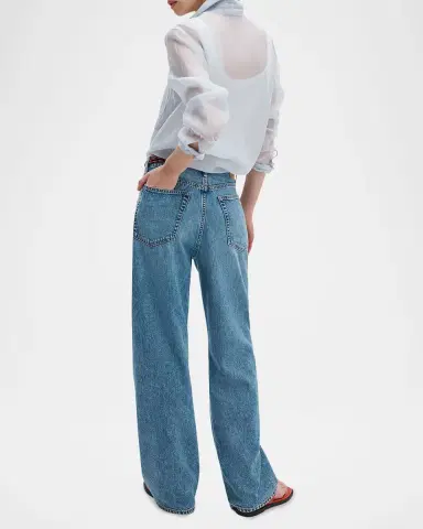 rag & bone Featherweight Logan Mid-Rise Wide Jeans | Thumbnail 3 rag & bone Featherweight Logan Mid-Rise Wide Jeans | Thumbnail 3