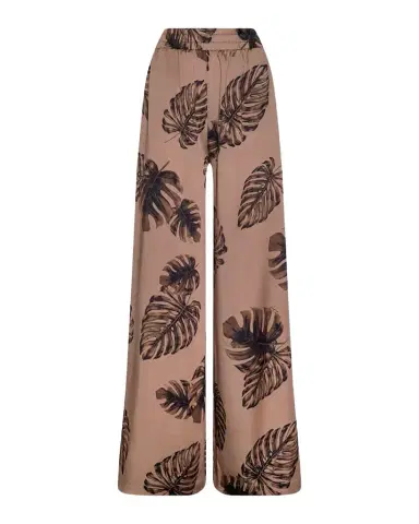 L'AGENCE Lillian Botanical-Print Satin Pants | Thumbnail 1 L'AGENCE Lillian Botanical-Print Satin Pants | Thumbnail 1