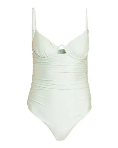 Simkhai Laine Ruched One-Piece Swimsuit | Thumbnail 1 Simkhai Laine Ruched One-Piece Swimsuit | Thumbnail 1