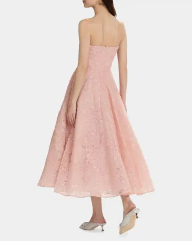 Theia Selina Strapless Cocktail Dress | Thumbnail 3 Theia Selina Strapless Cocktail Dress | Thumbnail 3