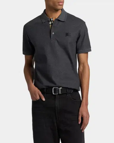 Burberry Eddie EKD Cotton Polo Shirt | Thumbnail 3 Burberry Eddie EKD Cotton Polo Shirt | Thumbnail 3