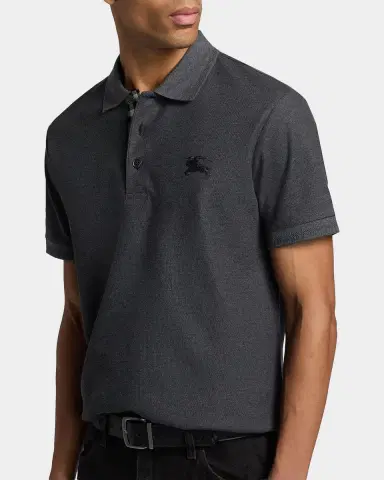 Burberry Eddie EKD Cotton Polo Shirt | Thumbnail 4 Burberry Eddie EKD Cotton Polo Shirt | Thumbnail 4
