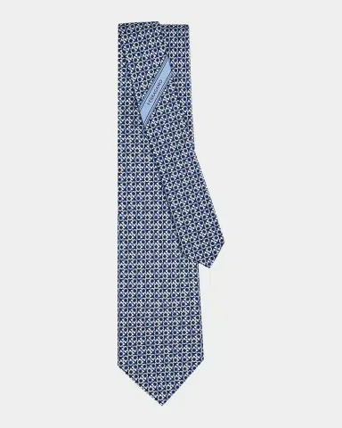 Ferragamo Anteo Gancio Woven Silk Tie | Thumbnail 3 Ferragamo Anteo Gancio Woven Silk Tie | Thumbnail 3