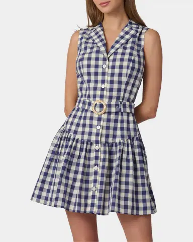 Shoshanna Natalila Gingham Mini Shirtdress | Thumbnail 2 Shoshanna Natalila Gingham Mini Shirtdress | Thumbnail 2