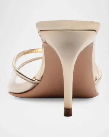 Schutz 75mm Elodie Vinyl Metallic Leather Mules | Thumbnail 4 Schutz 75mm Elodie Vinyl Metallic Leather Mules | Thumbnail 4