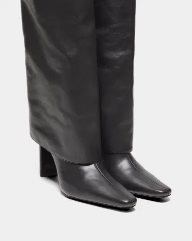 Staud Wally Foldover Leather 90MM Boots | Thumbnail 2 Staud Wally Foldover Leather 90MM Boots | Thumbnail 2