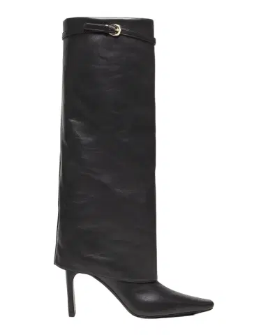 Staud Wally Foldover Leather 90MM Boots | Thumbnail 1 Staud Wally Foldover Leather 90MM Boots | Thumbnail 1