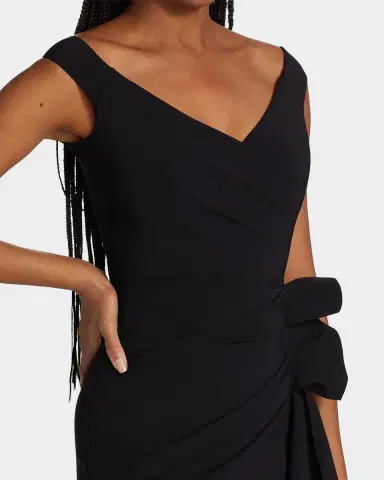 Chiara Boni La Petite Robe Silveria Ruffle Peplum Maxi Gown | Thumbnail 5 Chiara Boni La Petite Robe Silveria Ruffle Peplum Maxi Gown | Thumbnail 5
