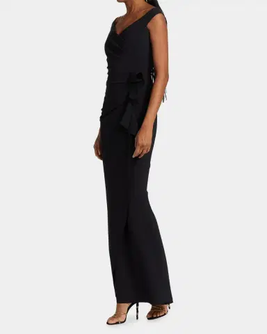 Chiara Boni La Petite Robe Silveria Ruffle Peplum Maxi Gown | Thumbnail 7 Chiara Boni La Petite Robe Silveria Ruffle Peplum Maxi Gown | Thumbnail 7