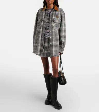 Miu Miu Logo leather knee-high boots | Thumbnail 2 Miu Miu Logo leather knee-high boots | Thumbnail 2