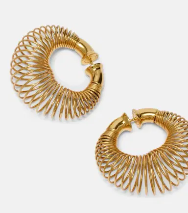 Alaïa Alaïa Spiral hoop earrings | Thumbnail 4 Alaïa Alaïa Spiral hoop earrings | Thumbnail 4