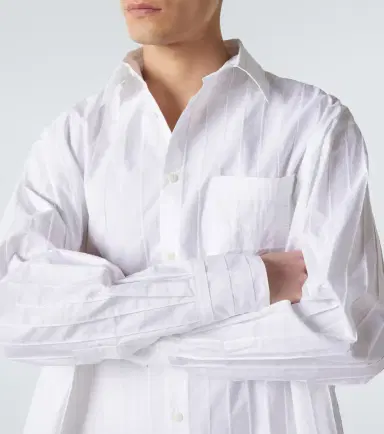 Jacquemus Camargue embroidered striped cotton shirt | Thumbnail 4 Jacquemus Camargue embroidered striped cotton shirt | Thumbnail 4