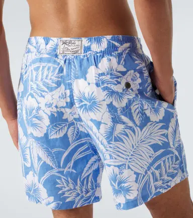 Polo Ralph Lauren Floral linen swim trunks | Thumbnail 4 Polo Ralph Lauren Floral linen swim trunks | Thumbnail 4