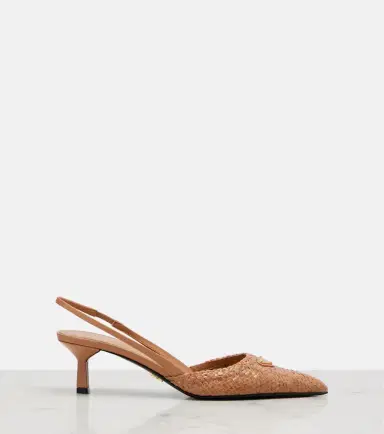 Prada Woven leather slingback pumps | Thumbnail 2 Prada Woven leather slingback pumps | Thumbnail 2