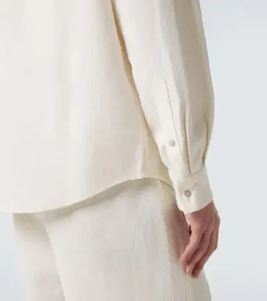 God’s True Cashmere Linen shirt with moonstone | Thumbnail 4 God’s True Cashmere Linen shirt with moonstone | Thumbnail 4