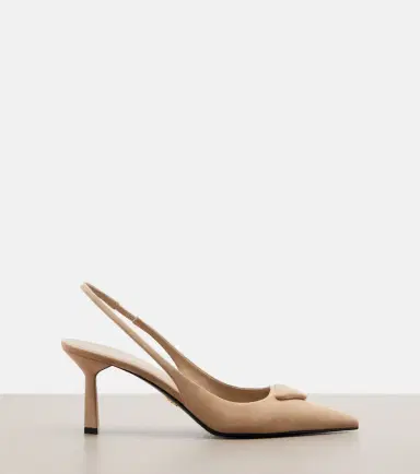 Prada Suede slingback pumps | Thumbnail 4 Prada Suede slingback pumps | Thumbnail 4