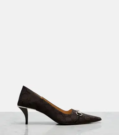 Gucci Vittoria GG canvas pumps | Thumbnail 2 Gucci Vittoria GG canvas pumps | Thumbnail 2