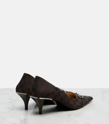 Gucci Vittoria GG canvas pumps | Thumbnail 4 Gucci Vittoria GG canvas pumps | Thumbnail 4