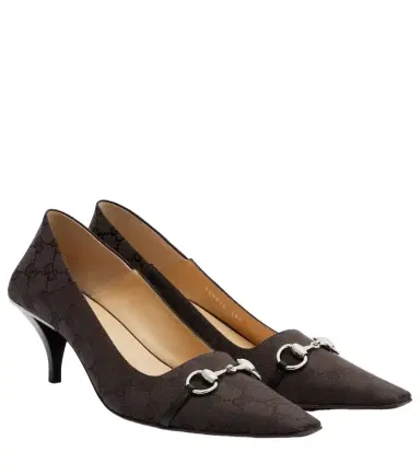 Gucci Vittoria GG canvas pumps | Thumbnail 1 Gucci Vittoria GG canvas pumps | Thumbnail 1