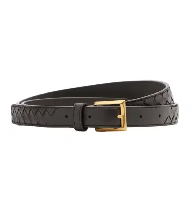 Bottega Veneta Intrecciato leather belt | Thumbnail 1 Bottega Veneta Intrecciato leather belt | Thumbnail 1