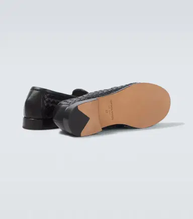 Bottega Veneta Silenzio Intrecciato leather loafers | Thumbnail 4 Bottega Veneta Silenzio Intrecciato leather loafers | Thumbnail 4