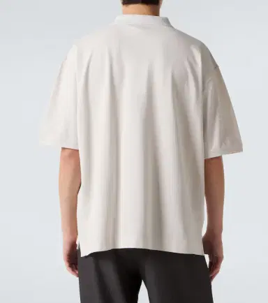 Acne Studios Distressed logo cotton polo shirt | Thumbnail 2 Acne Studios Distressed logo cotton polo shirt | Thumbnail 2