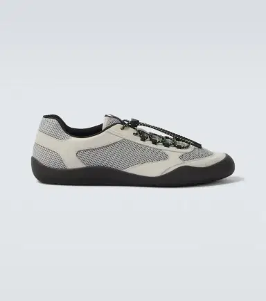 Prada Speedrock leather-trimmed sneakers | Thumbnail 4 Prada Speedrock leather-trimmed sneakers | Thumbnail 4