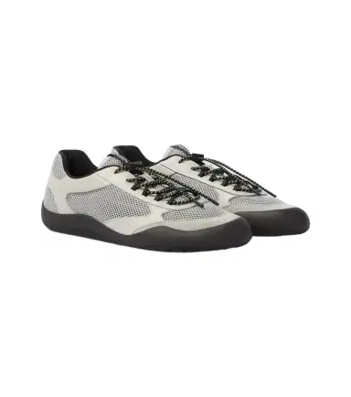 Prada Speedrock leather-trimmed sneakers | Thumbnail 1 Prada Speedrock leather-trimmed sneakers | Thumbnail 1