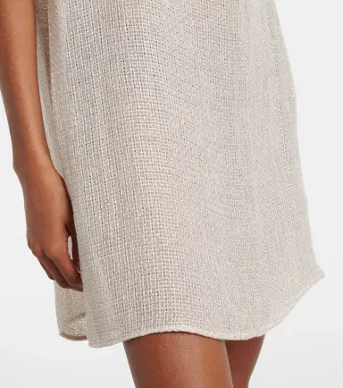 LESET Stella sequined linen-blend minidress | Thumbnail 2 LESET Stella sequined linen-blend minidress | Thumbnail 2