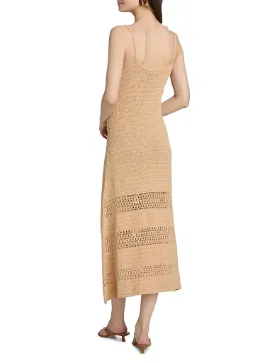 Ramy Brook Women's Camille Floral Appliqué Cotton Crochet Midi-Dress - Sandstone | Thumbnail 5 Ramy Brook Women's Camille Floral Appliqué Cotton Crochet Midi-Dress - Sandstone | Thumbnail 5