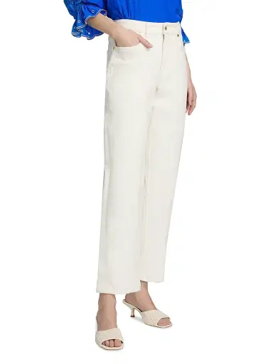 Ramy Brook Women's Nadia Straight-Leg Jeans - White - Size 31 | Thumbnail 4 Ramy Brook Women's Nadia Straight-Leg Jeans - White - Size 31 | Thumbnail 4
