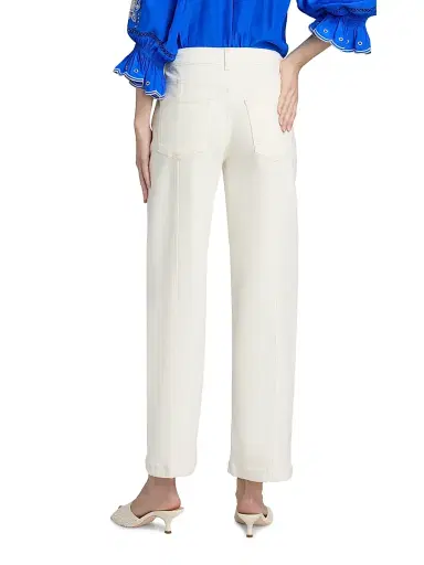 Ramy Brook Women's Nadia Straight-Leg Jeans - White - Size 31 | Thumbnail 5 Ramy Brook Women's Nadia Straight-Leg Jeans - White - Size 31 | Thumbnail 5