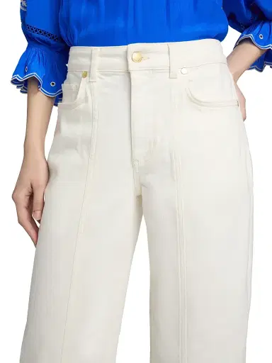 Ramy Brook Women's Nadia Straight-Leg Jeans - White - Size 31 | Thumbnail 6 Ramy Brook Women's Nadia Straight-Leg Jeans - White - Size 31 | Thumbnail 6