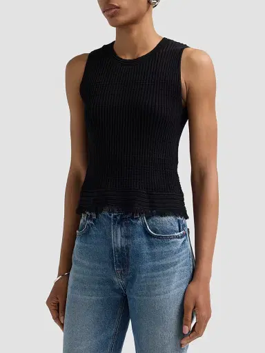 rag & bone Women's Ayan Cotton-Blend Tank | Thumbnail 4 rag & bone Women's Ayan Cotton-Blend Tank | Thumbnail 4