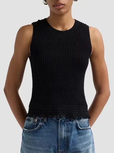 rag & bone Women's Ayan Cotton-Blend Tank | Thumbnail 5 rag & bone Women's Ayan Cotton-Blend Tank | Thumbnail 5
