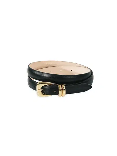 Déhanche Women's Altura Leather Belt - Gold | Thumbnail 2 Déhanche Women's Altura Leather Belt - Gold | Thumbnail 2