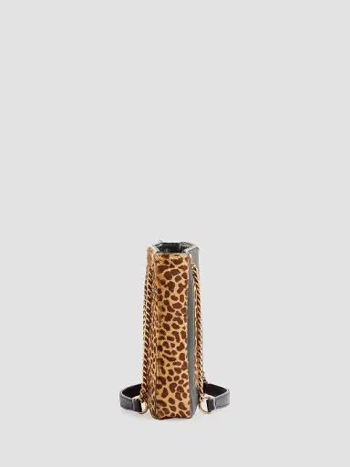 Valentino Garavani Women's Viva Superstar Small Shopping Bag in Pony-Effect Calfskin - Animal Print | Thumbnail 6 Valentino Garavani Women's Viva Superstar Small Shopping Bag in Pony-Effect Calfskin - Animal Print | Thumbnail 6