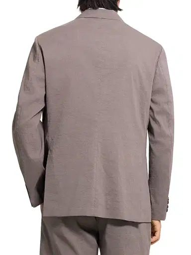 Theory Men's Notch-Lapel Linen-Blend Blazer - Morel - Size 46 | Thumbnail 5 Theory Men's Notch-Lapel Linen-Blend Blazer - Morel - Size 46 | Thumbnail 5