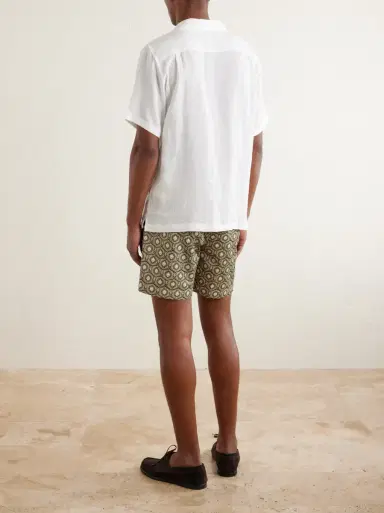 ORLEBAR BROWN KIDS Maitan II Camp-Collar Linen Shirt | Thumbnail 4 ORLEBAR BROWN KIDS Maitan II Camp-Collar Linen Shirt | Thumbnail 4