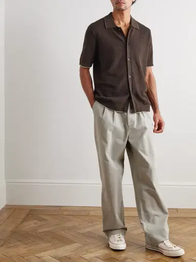 NN07 Nalo 60039 Open-Knit Cotton Shirt | Thumbnail 2 NN07 Nalo 60039 Open-Knit Cotton Shirt | Thumbnail 2