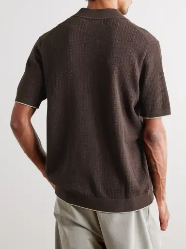 NN07 Nalo 60039 Open-Knit Cotton Shirt | Thumbnail 4 NN07 Nalo 60039 Open-Knit Cotton Shirt | Thumbnail 4