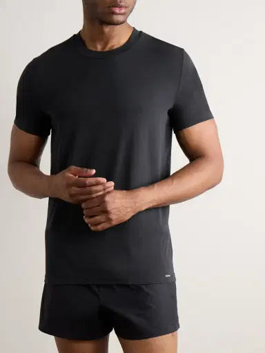 TOM FORD BEAUTY Slim-Fit Stretch Cotton and Modal-Blend T-Shirt | Thumbnail 2 TOM FORD BEAUTY Slim-Fit Stretch Cotton and Modal-Blend T-Shirt | Thumbnail 2