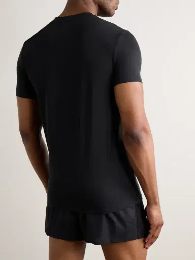 TOM FORD BEAUTY Slim-Fit Stretch Cotton and Modal-Blend T-Shirt | Thumbnail 3 TOM FORD BEAUTY Slim-Fit Stretch Cotton and Modal-Blend T-Shirt | Thumbnail 3