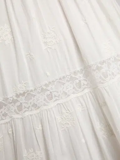 LoveShackFancy Women's Espa Lace-Trim Cotton Maxi Dress | Thumbnail 7 LoveShackFancy Women's Espa Lace-Trim Cotton Maxi Dress | Thumbnail 7